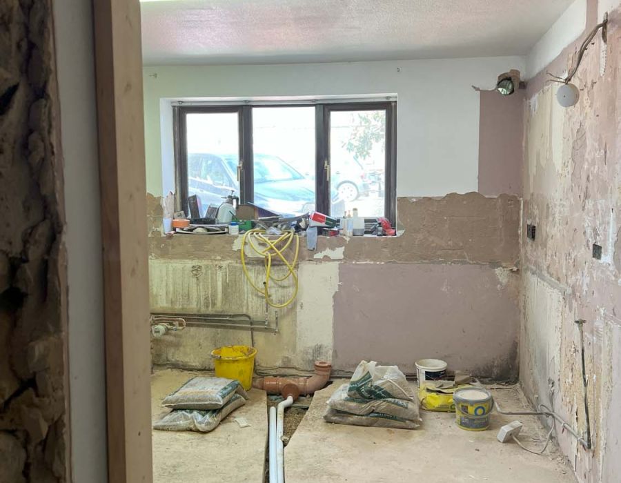 Cottage refurbishment works